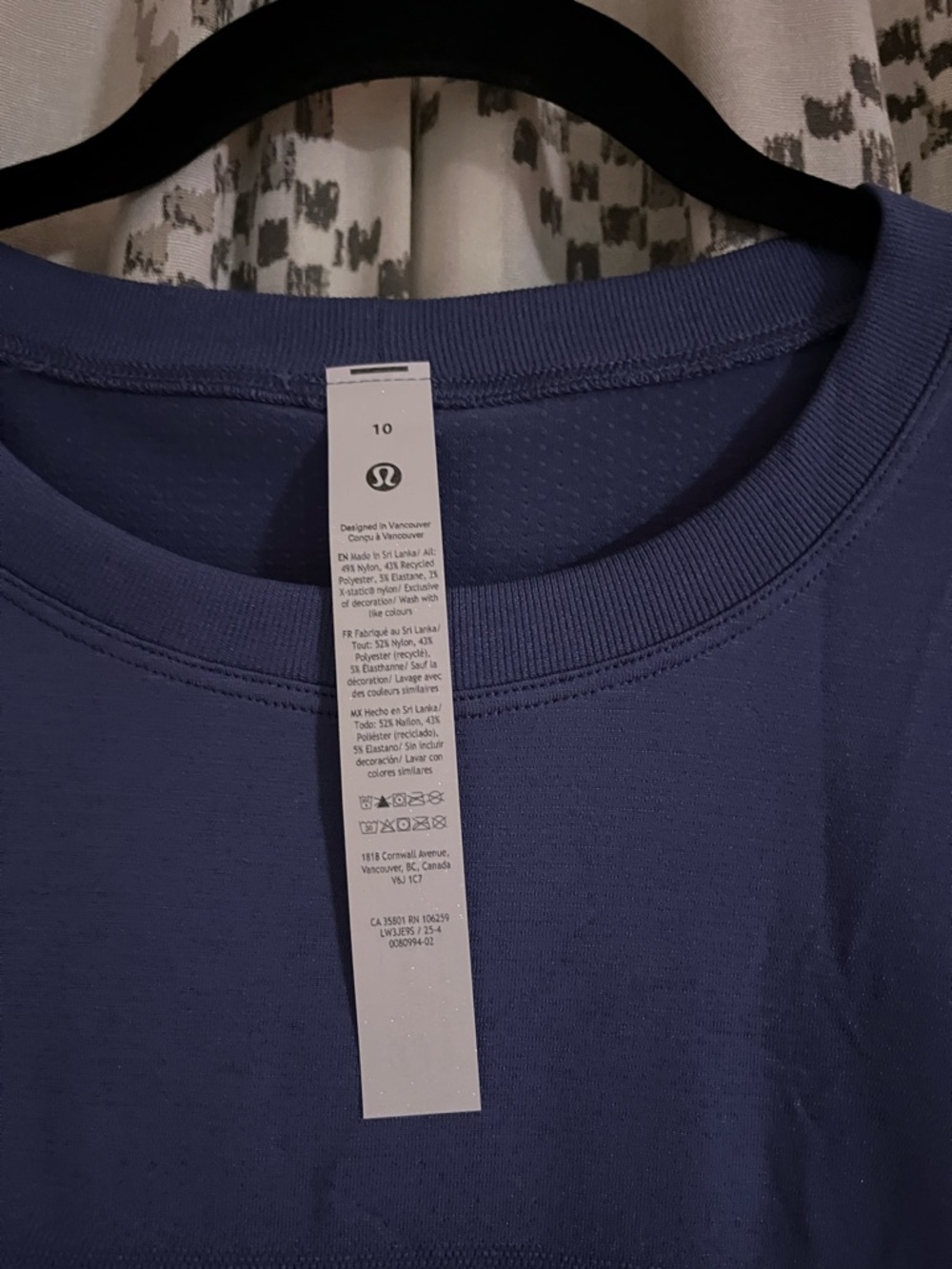 lululemon athletica Long Sleeve Crew Tee - Blue - Picture 6 of 6